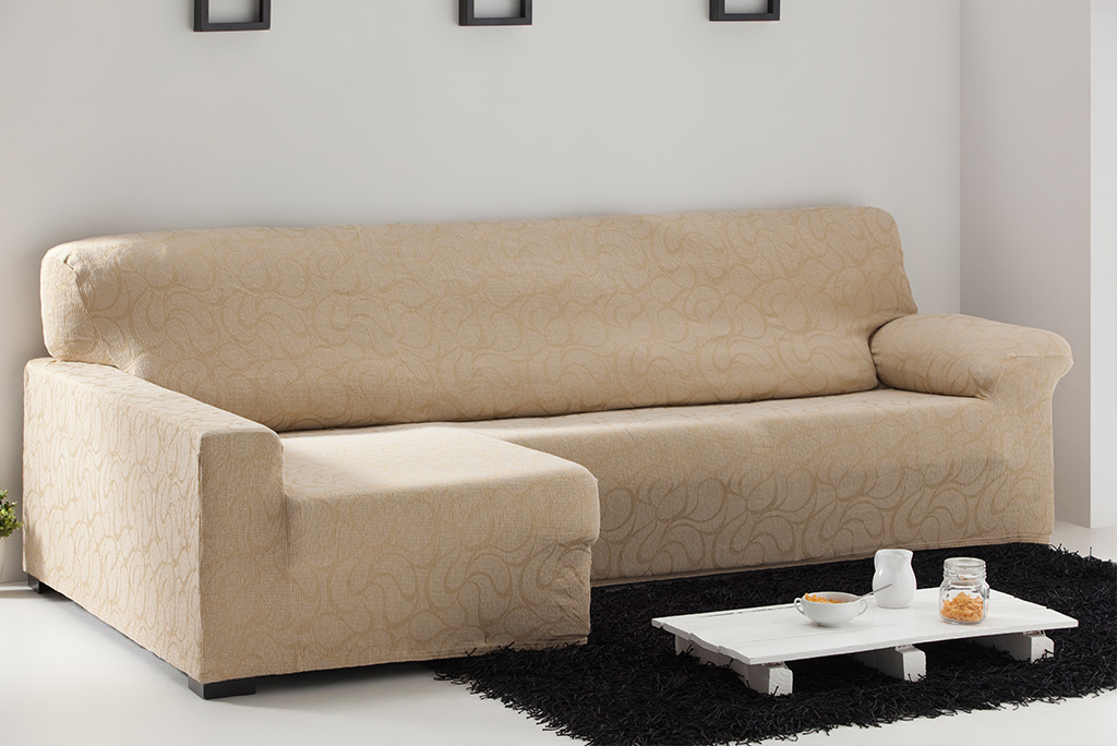 Funda de sofá chaiselongue elástica, modelo Tous